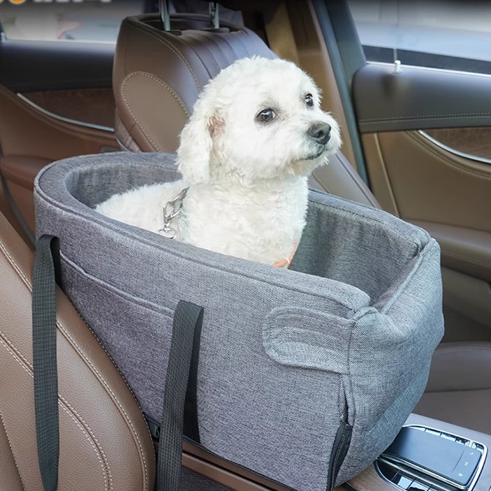 车载中控狗窝宠物户外小型犬车内狗狗可拆洗座椅猫咪前排坐车神器