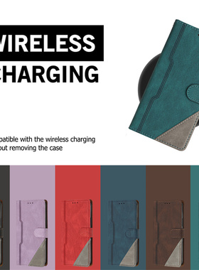 适用于Vivo Y53S 4G/Y51A 2021/Y33 2021 4G手机套软硅胶外壳全包边防摔保护套翻盖皮套插卡支架撞色拼接时尚