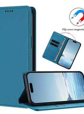 适用于夏普Sharp Aquos R9/SH-51E 手机套磁性对吸扣翻盖保护皮套硅胶TPU壳时尚简约创意个性男女款防摔
