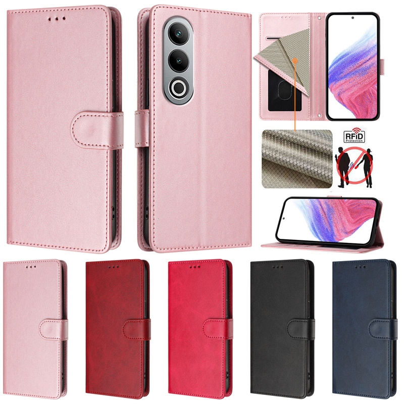 适用于三星Galaxy A11/M11手机套软硅胶外壳全包边防摔保护套翻盖式皮套插卡支架纯色简约商务男女款复古时尚