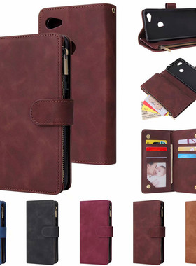 适用于谷歌pixel3AXL手机壳硅胶 pixel3a拉链零钱皮包款多插卡套