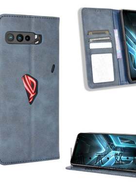 适用于华硕rog3游戏手机套ASUS_I003DD皮套ZS661KS保护壳磁吸翻盖