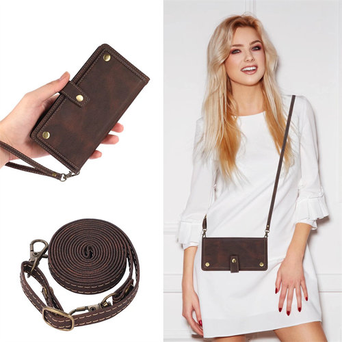 适用于三星A71 4G手机壳斜挎式背包多插卡槽钱包款a715f保护皮套