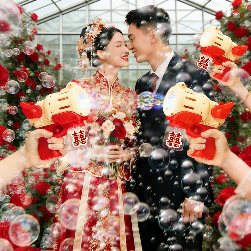 婚礼专用手持泡泡机氛围拍照道具图片