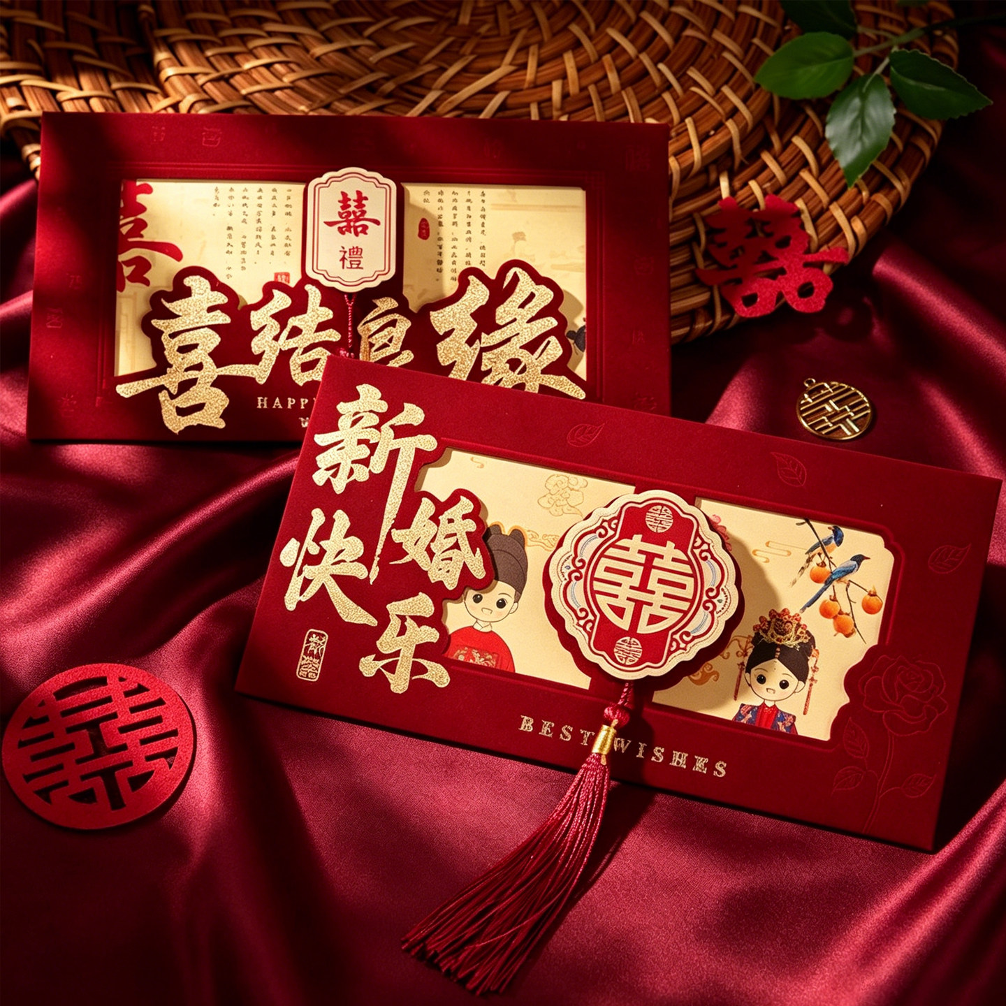 结婚红包随份子2026新款高档送闺蜜婚礼新婚喜包随礼大号利是封