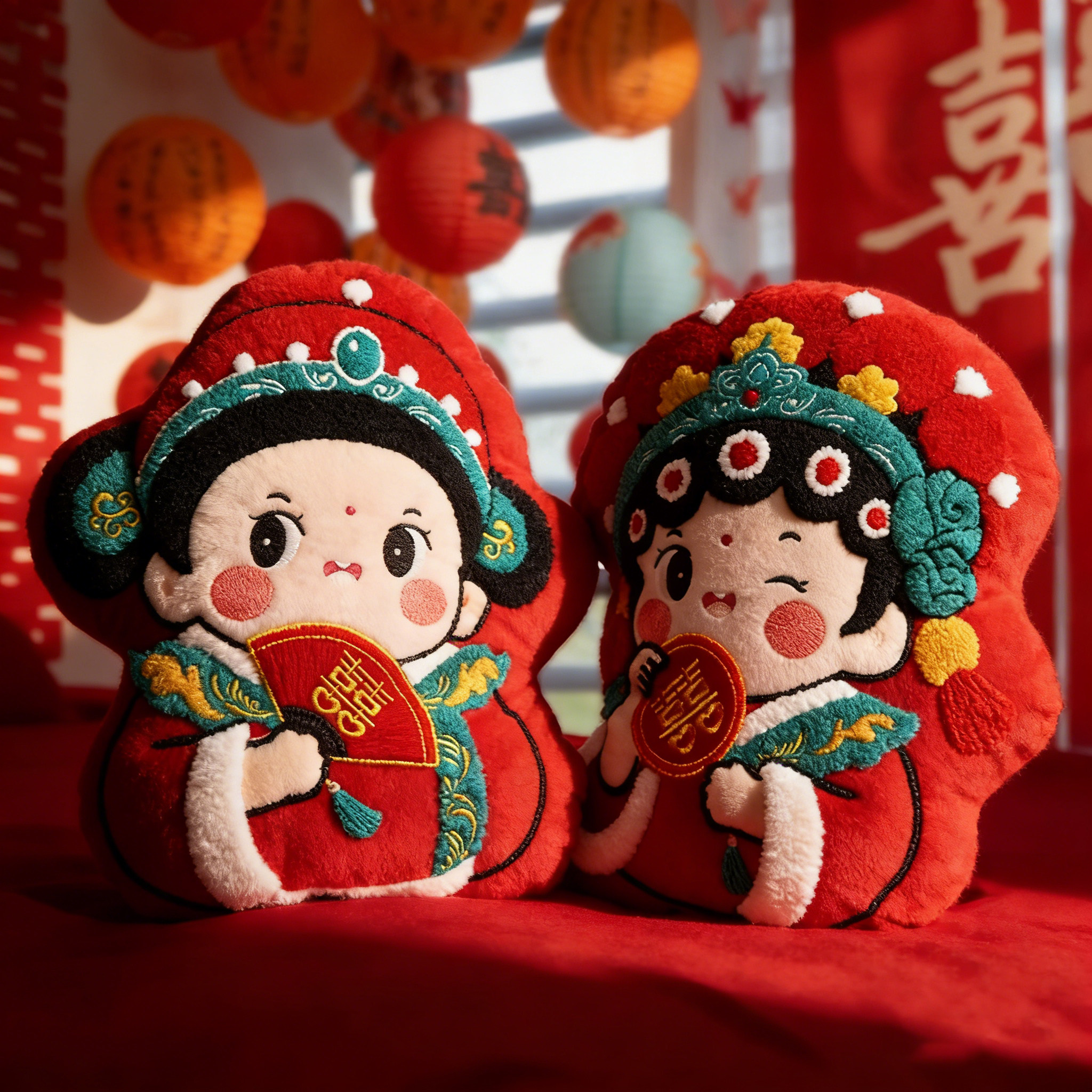 压床娃娃一对结婚新款高档新婚喜娃玩偶公仔婚庆摆件金童玉女抱枕