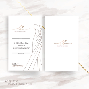 39款新娘婚纱礼服租赁影楼优惠体验代金劵名片卡片订定制设计淘宝