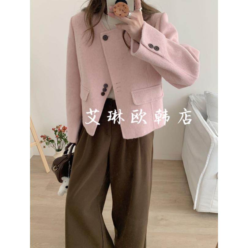 反季特价112气质圆领100澳洲超细羊毛小香风双面羊绒大衣,女装/女士精品,毛呢外套,淘宝优惠券,粉丝福利购,淘宝优惠卷