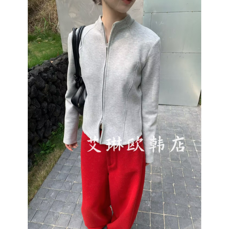 福利卡蔓MM307秋冬款立领双拉链德绒修身收腰绵羊毛卫衣外套女,女装/女士精品,上衣,淘宝优惠券,粉丝福利购,淘宝优惠卷