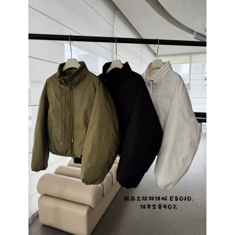 福利不退卡蔓韩标8010冬季新款韩系立领抽绳90鸭绒短款羽绒服外套,女装/女士精品,羽绒服,淘宝优惠券,粉丝福利购,淘宝优惠卷