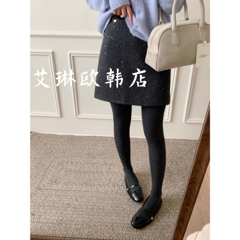 12.10~3600欧货冬款满天星亮片高腰加绒羊毛A字短裙女气质半身裙,女装/女士精品,民族服装/舞台装,淘宝优惠券,粉丝福利购,淘宝优惠卷
