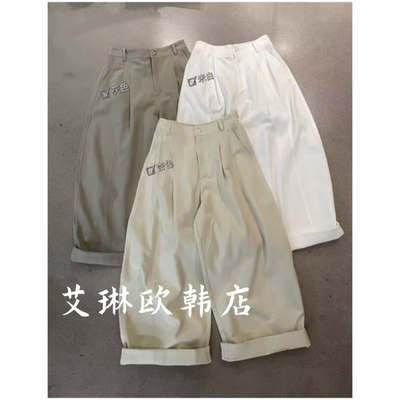 0267260欧货夏款阔腿裤休闲裤女