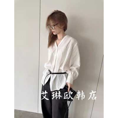 MM531V领配腰带莱赛尔苎麻衬衫