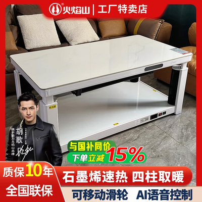 2025新款电暖桌几暖升降长方形