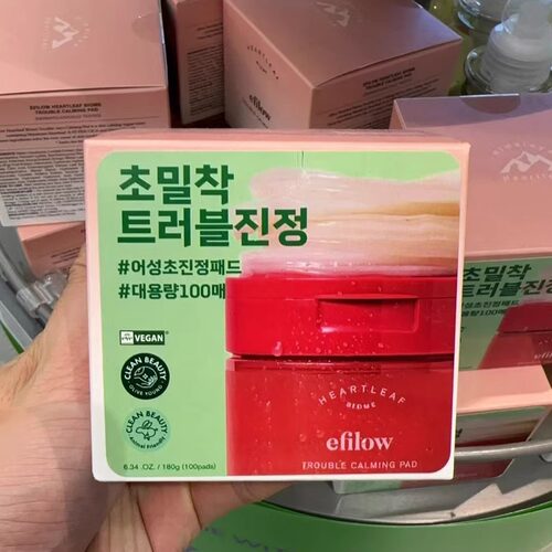 韩国委托代买efilow鱼腥草棉片舒缓保湿修护二次清洁角质管理