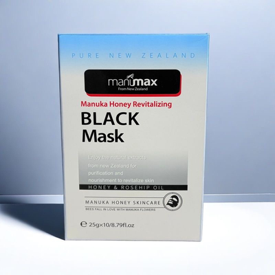 麦卢蜜思麦卢蜜丝麦卢卡蜂蜜鲜活焕颜黑面膜25gX10片