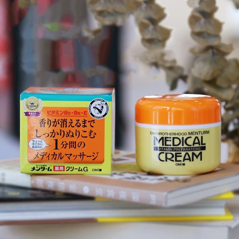 日本委托代买OMI近江兄弟护手霜保湿防干裂护手足脚霜按摩145g