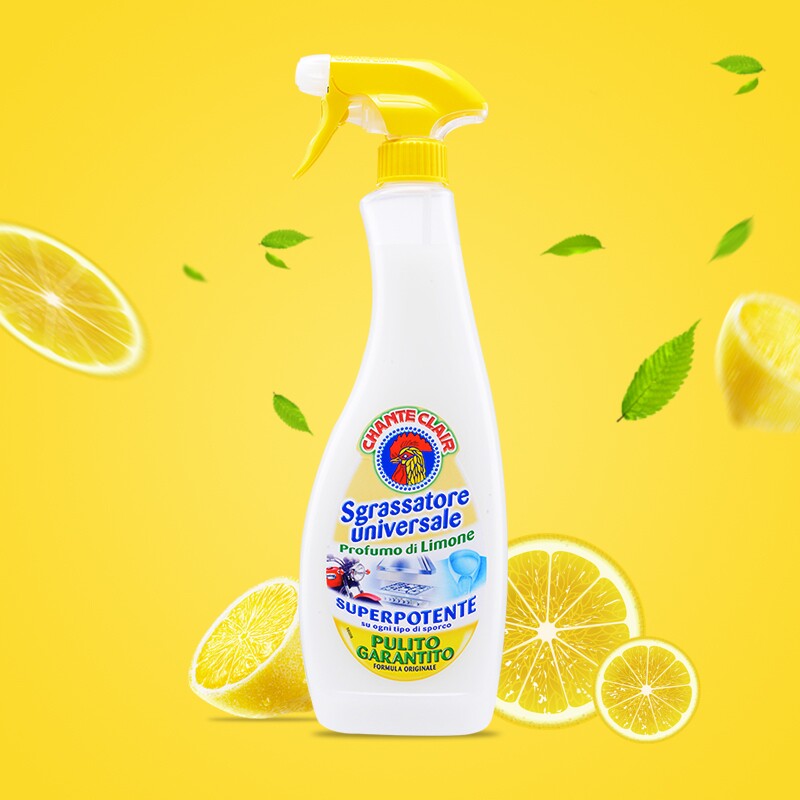 意大利进口大公鸡头清洁剂厨房去污多能万能鸡头去油污净柠檬香型