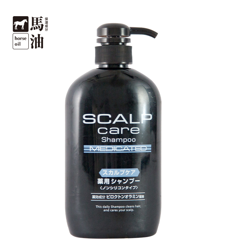 日本委托代买咖思美熊野油脂头皮护理无硅油洗发水液控油去屑600m