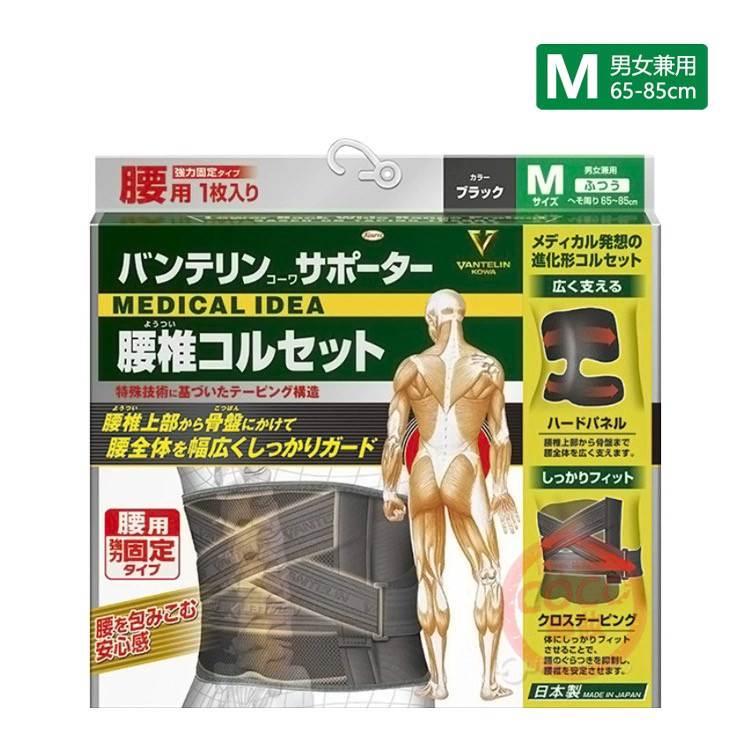 日本委托代买kowa兴和腰间盘腰肌腰托腰脱腰部加压护腰带
