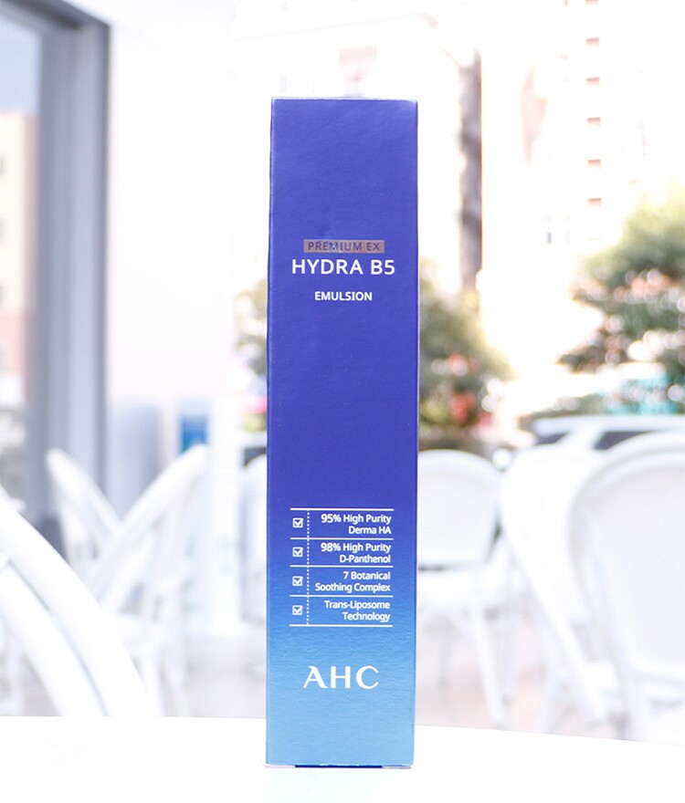 AHC/爱和纯专研B5玻尿酸水盈乳液120ml补水保湿清爽修护提亮男女