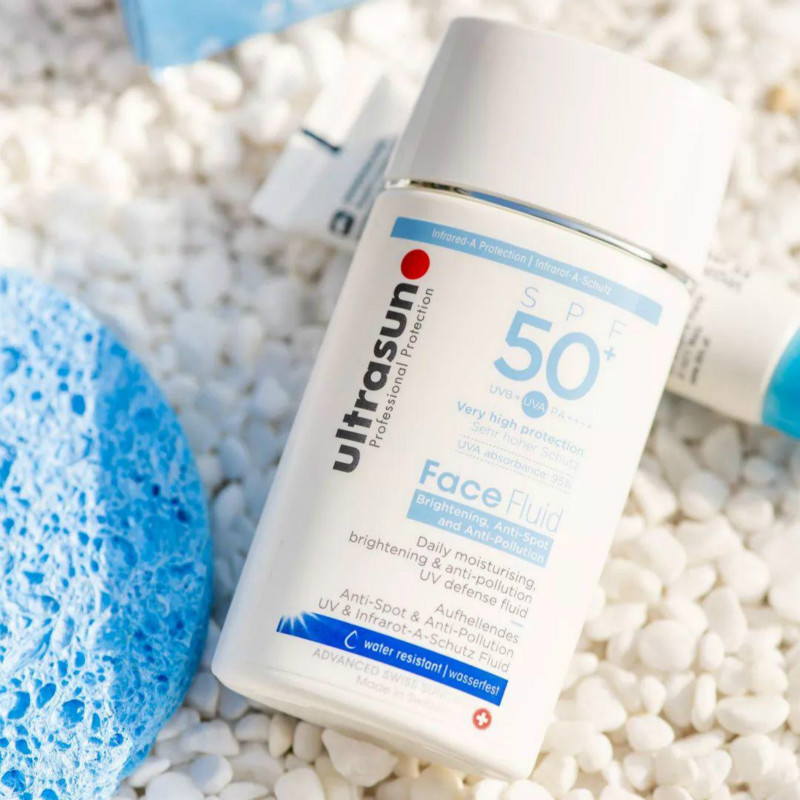ultrasun优佳反光小蓝盾抗污染水感隔离高倍防晒乳面部清爽SPF50+