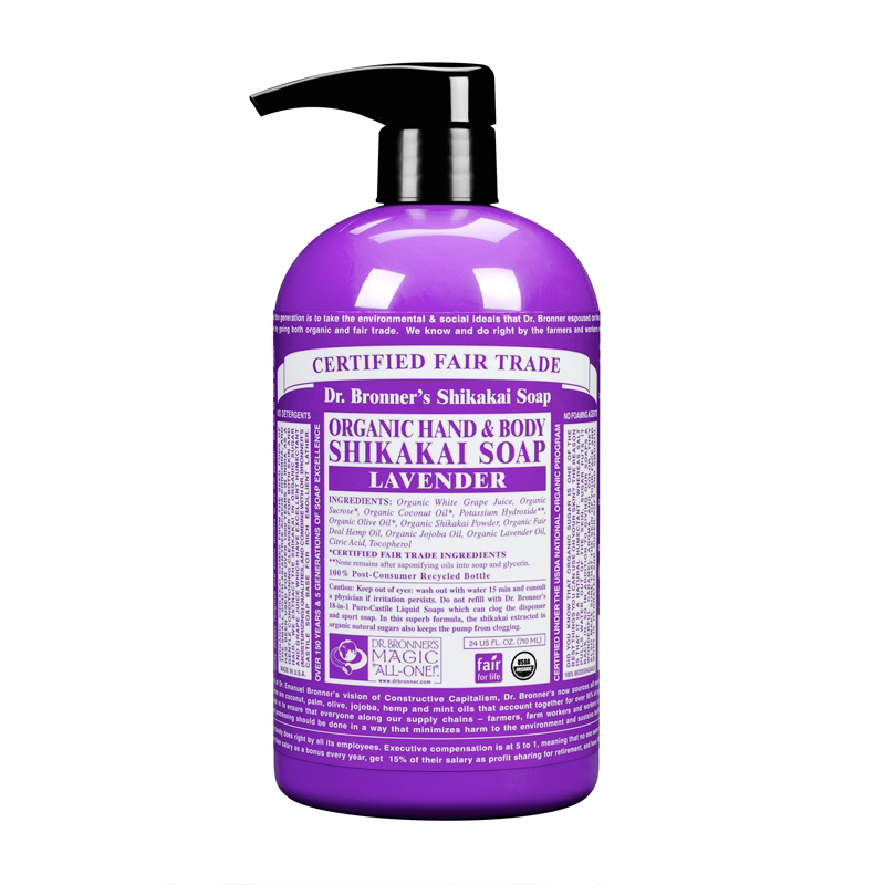 日本委托代买Dr.Bronner's布朗博士有机柠檬草温和沐浴露