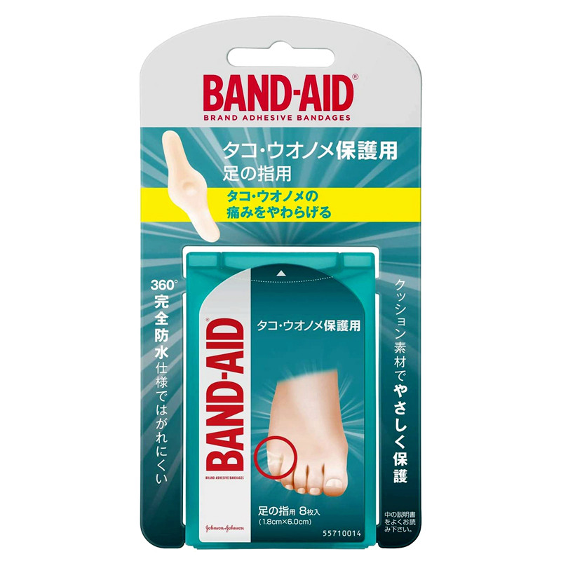 日本委托代买BAND-AID邦迪足部护理护脚跟防水减缓疼痛防水鸡眼护