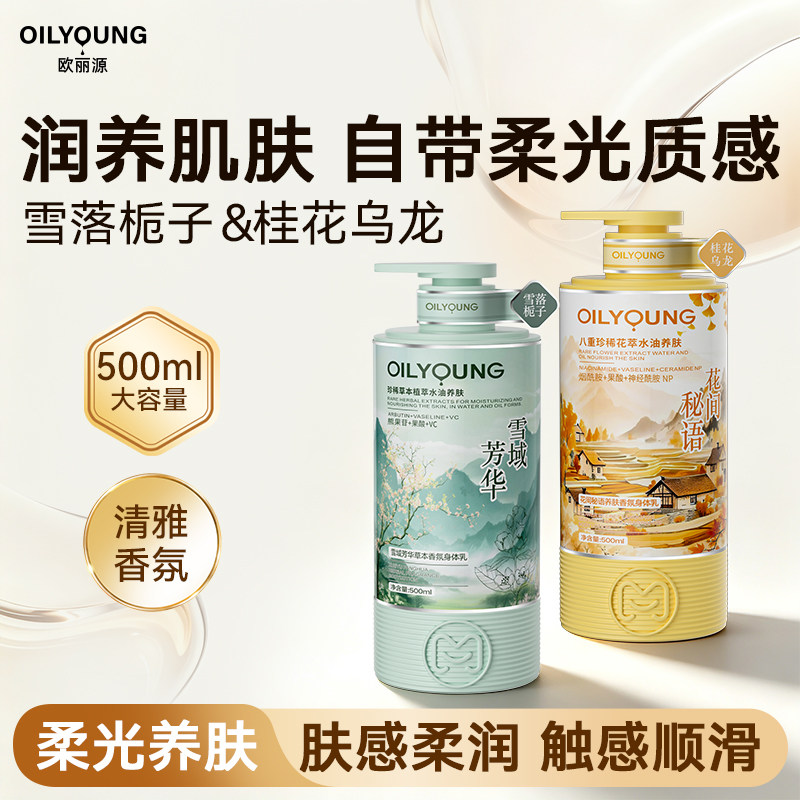 身体乳正品官方旗舰店持久留香烟酰胺保湿滋润