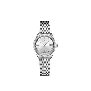 上海手表女款 简约钢带机械表3007 国民系列镶钻时尚