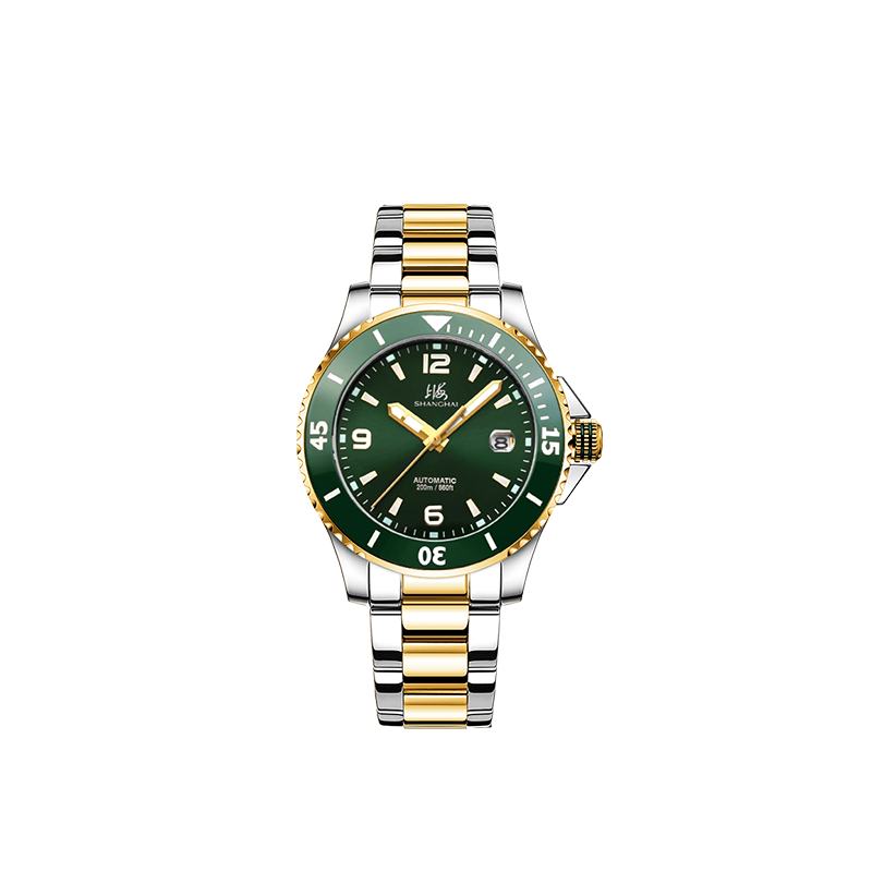 上海手表3080绿水鬼机械表