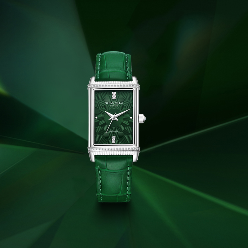 上海手表女自动大都会方形