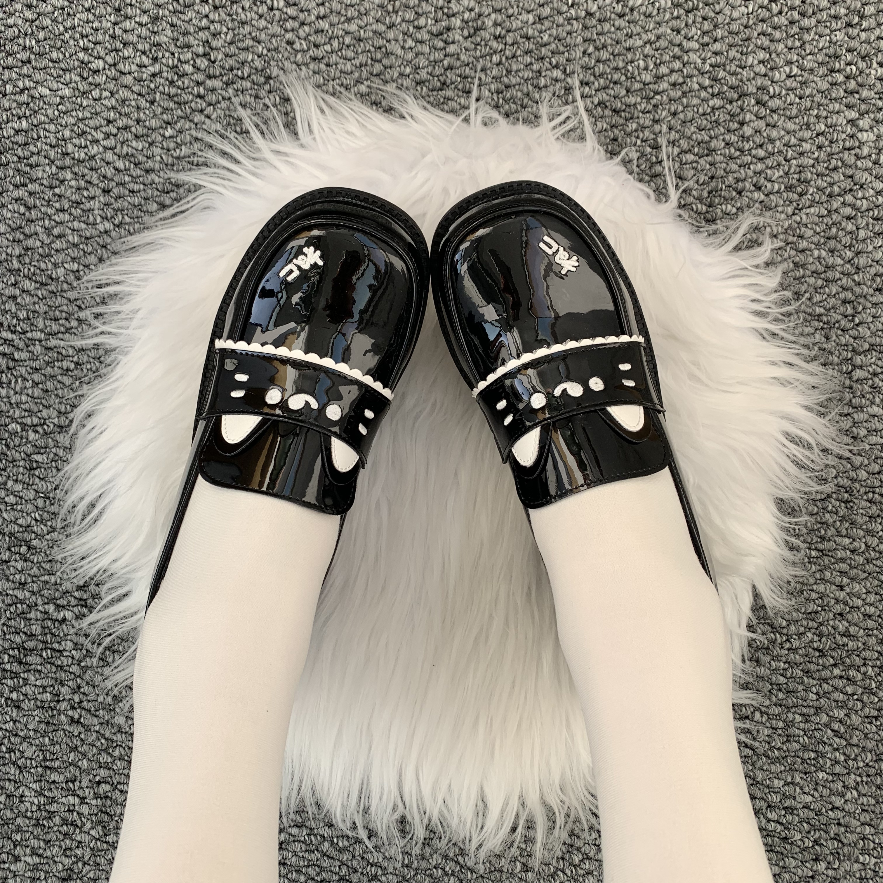 制服鞋基础款日系学院风平底