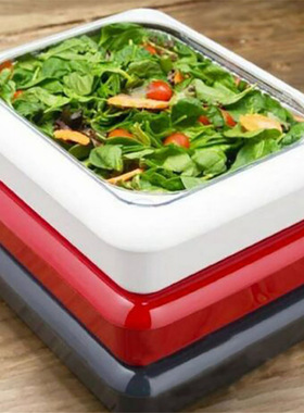 fancy panz塑料锡纸保鲜盒托盘 2 IN 1 Foil Pan Baking Carrie