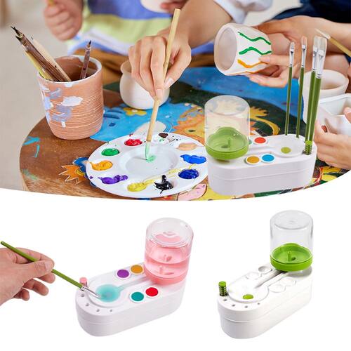 Brush Rinser 画笔清洗器 净水循环洗刷器 毛笔画笔颜料笔 洗笔器