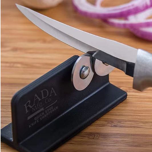 亚马逊热销 RADA MFG CO 不锈钢磨刀器 Rada Cutlery Quick E dge