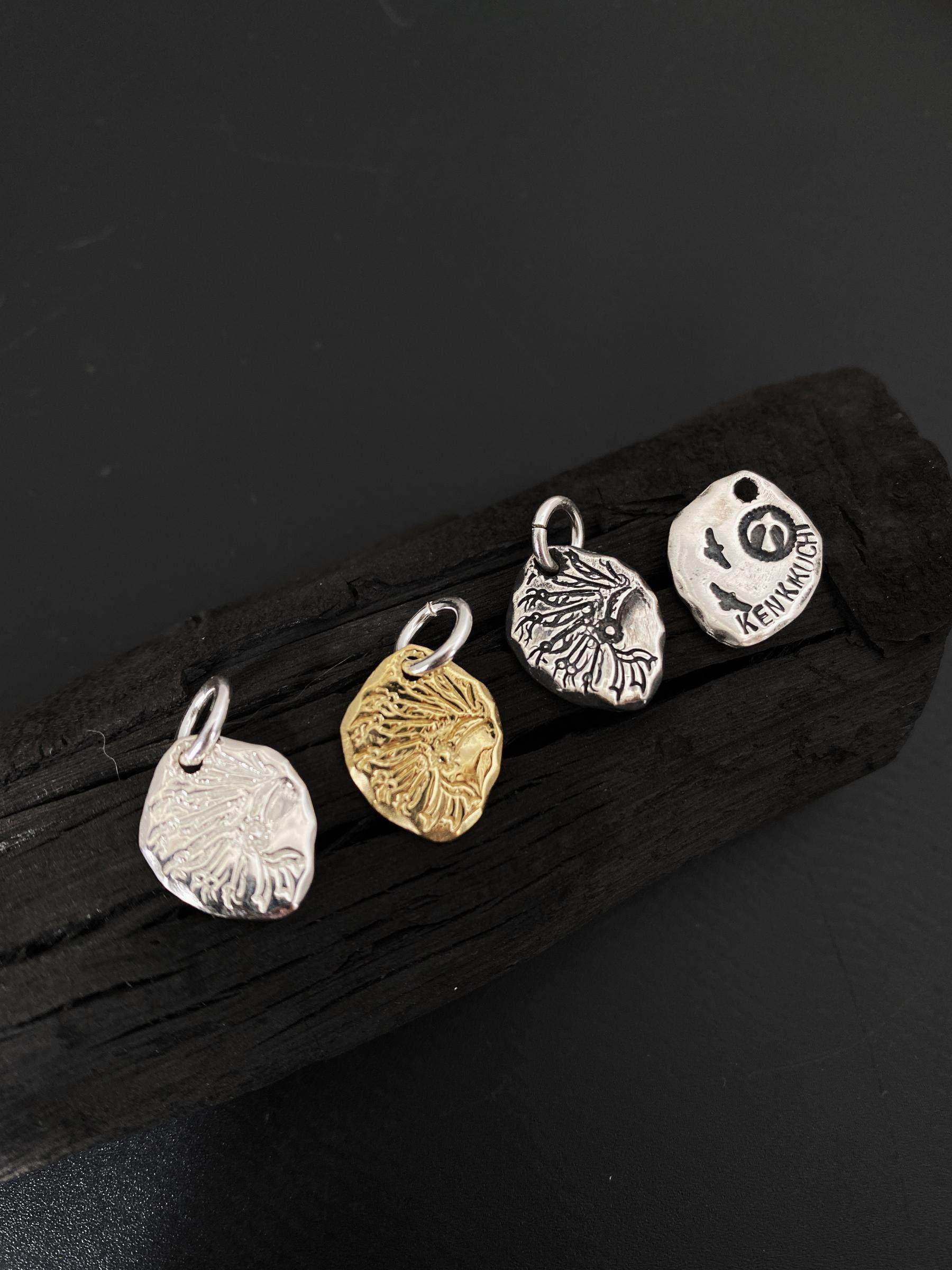 不同银匠 日潮印第安酋长小银饼吊坠925纯银黄铜吊牌男女项链配饰