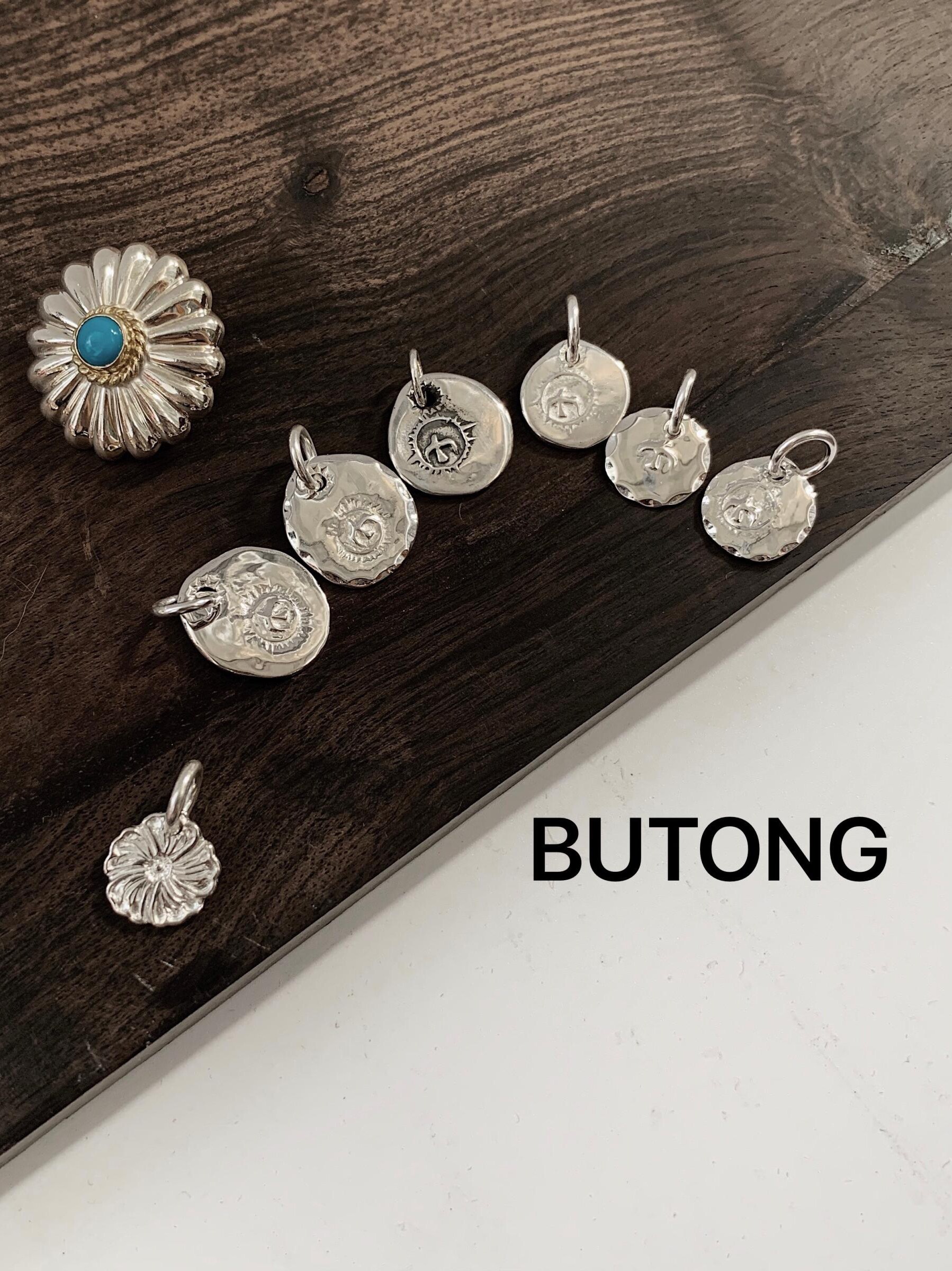 不同银匠 高桥风格925纯银小银饼飞鹰蔷薇花小吊坠项链银饰潮男女