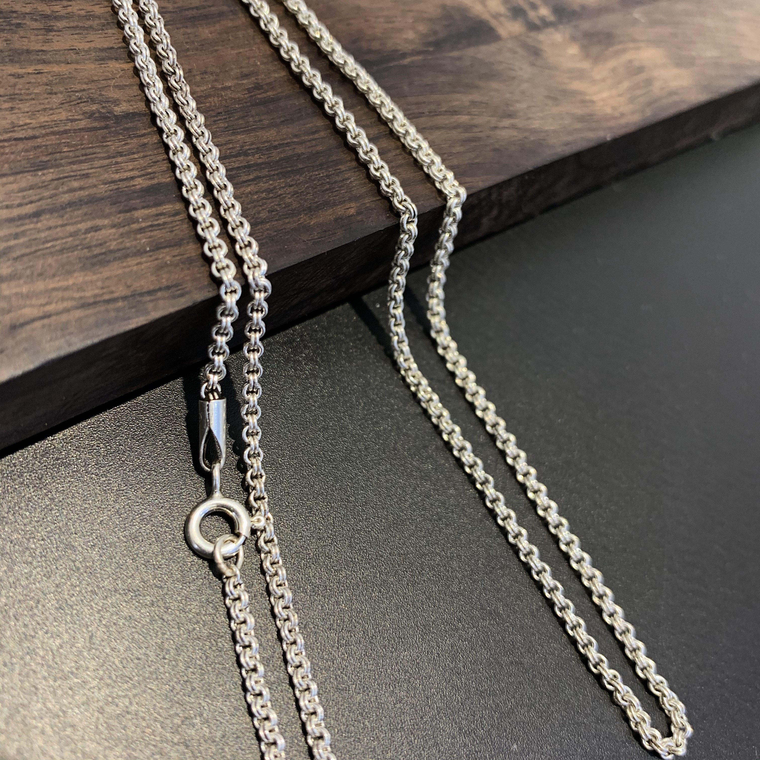 不同银匠 925纯银双圆环项链简约配链个性气质扣环男女锁骨链短链,饰品/流行首饰/时尚饰品新,项链,淘宝优惠券,粉丝福利购,淘宝优惠卷