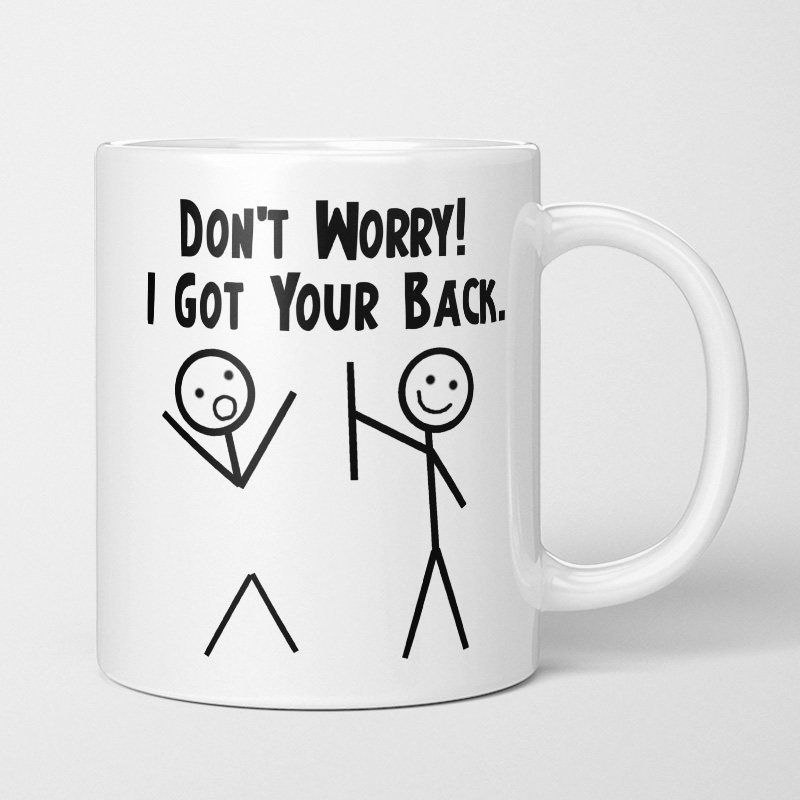 我挺你原创谐音梗陶瓷杯原创意马克杯友谊水杯子卡通男女生礼物