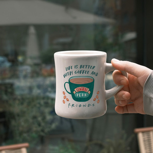 AND BETTER COFFEE FRIENDS马克杯子水杯 WITH 老友记周边LIFE