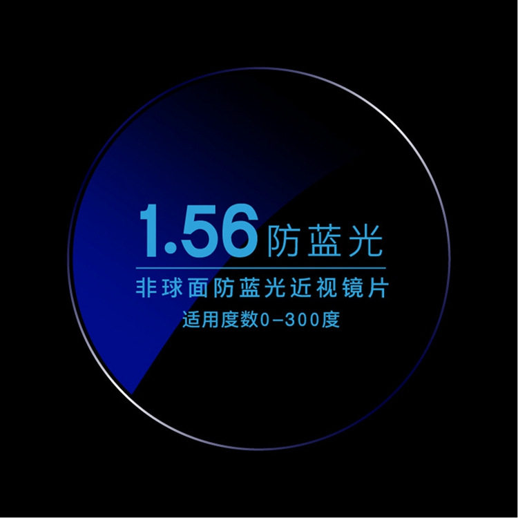 正品1.56超薄树脂加膜光感变色镜片，配近视框架拍变茶 变灰