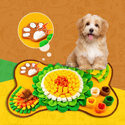 宠物嗅闻垫狗狗猫藏食训练慢食毯