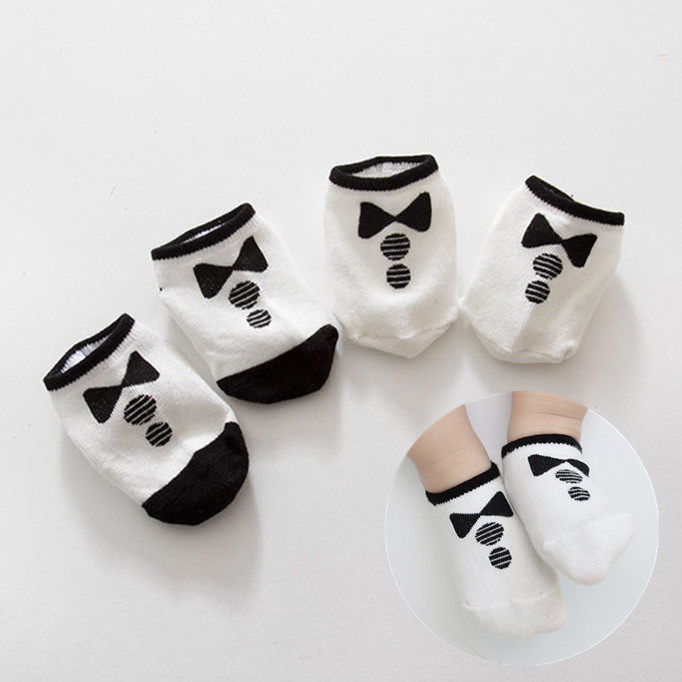 男童袜子秋季新款绅士白色可爱超萌春秋新生婴儿0一3月一岁宝宝潮