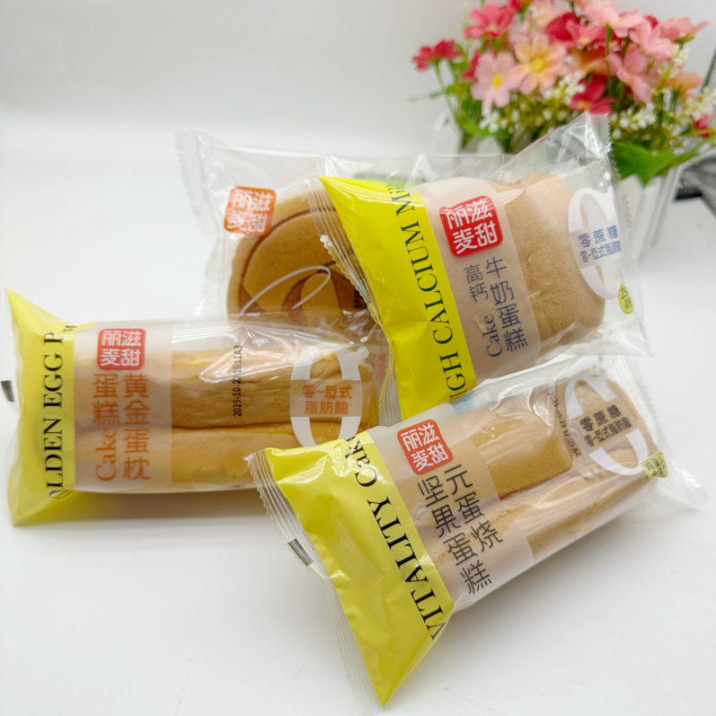 丽滋麦甜高钙牛奶蛋糕牛乳蛋糕黄金蛋枕蛋糕元蛋烧坚果蛋糕散称