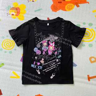 现货mezzopiano日系少女儿服复刻中古着T恤上衣可爱甜美软妹短袖