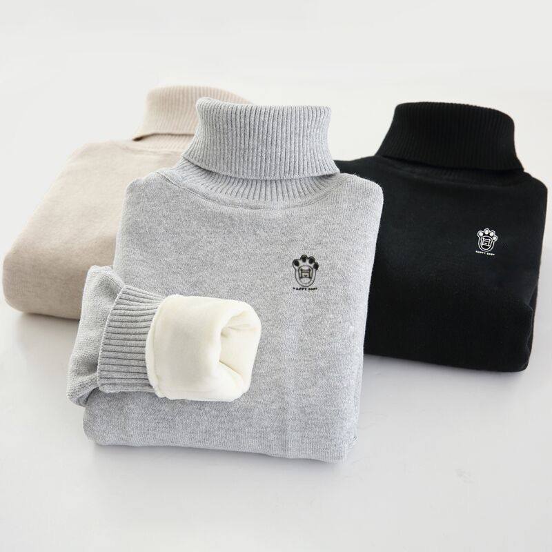 中小男女童加绒加厚毛衣儿童高领纯棉针织打底衫上衣秋冬款包邮,童装/婴儿装/亲子装,毛衣/针织衫,淘宝优惠券,粉丝福利购,淘宝优惠卷
