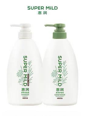 日本进口新版惠润洗发水护发素鲜花绿野芳香洗护套装无硅油 600ml