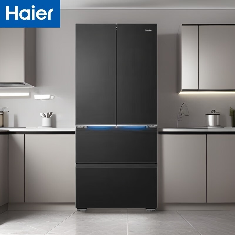 Haier/海尔 BCD-510WGHFD1BXZU1山茶花法式多门超薄零嵌式冰箱