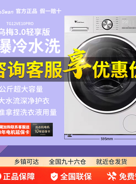 Littleswan/小天鹅TG12VE10PRO小乌梅3.0轻享版家用12KG滚筒洗脱